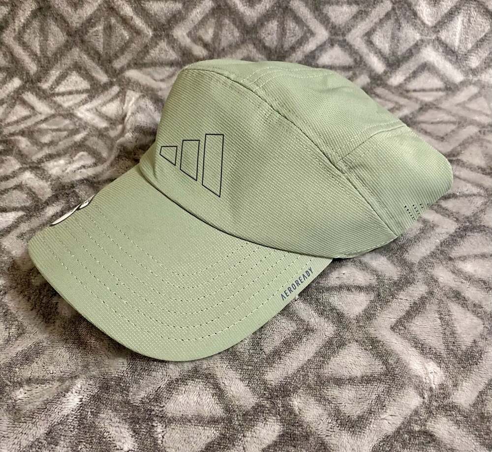 Adidas WM Superlite Trainer 2 Hat Size OSFW Silver Green Aeroready